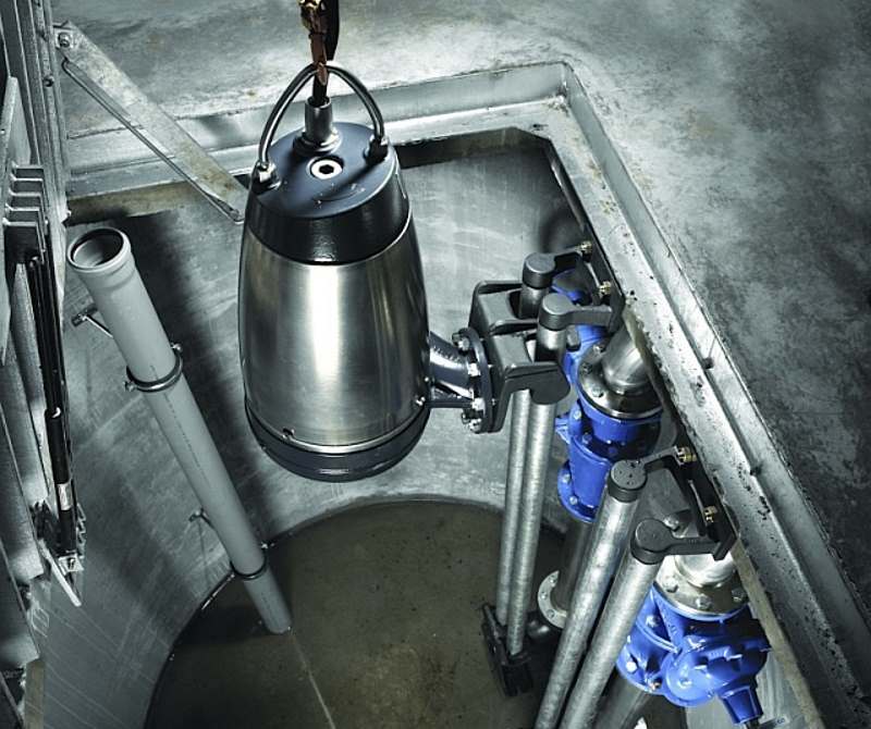 погружной канализационный насос grundfos